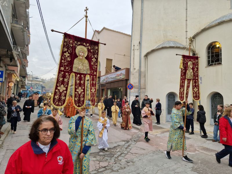 Η εορτή της Αγίας Βαρβάρας στη Δράμα